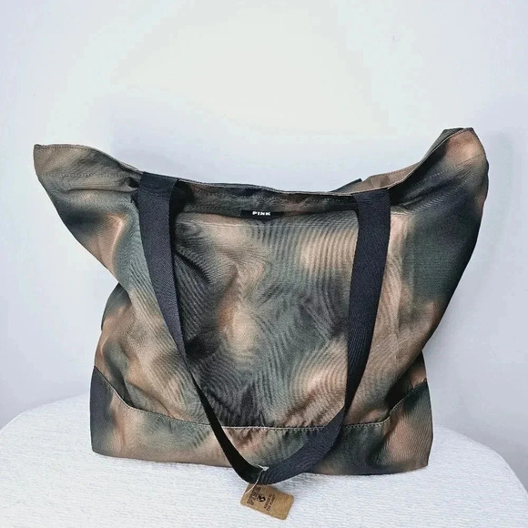 Victoria's Secret Pink large blotch watercolor toe bag NWT - Picture 5 of 12